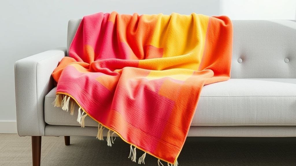 Vibrant throws